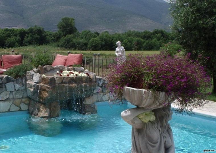 Piscina della location di matrimonio