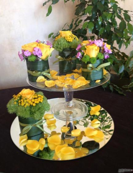 Sushi floreale per addobbo buffet - La Gardenia