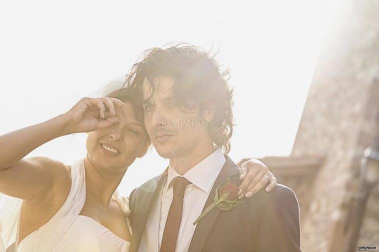 Foto romantica degli sposi di Alessio Franchi