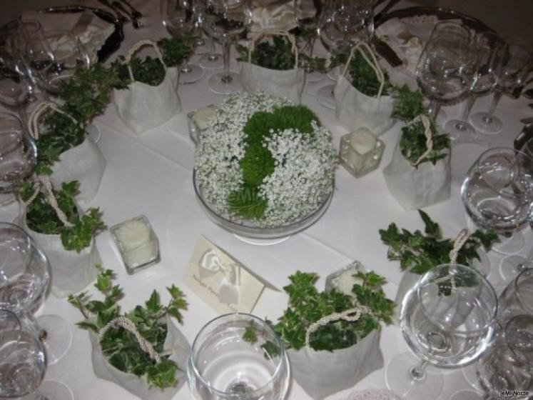 Fiori per i tavoli del matrimonio