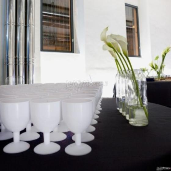 Allestimento per il buffet di nozze