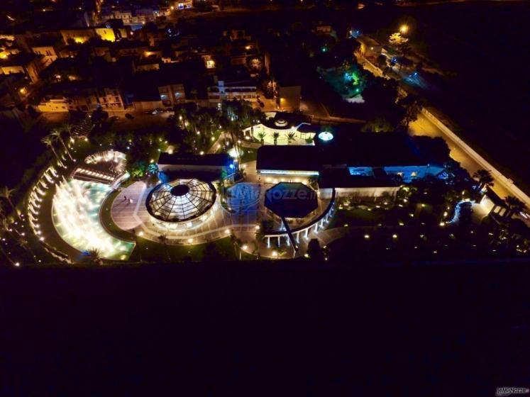 Il Vittoriano Ricevimenti - Una vista panoramica notturna dall'alto