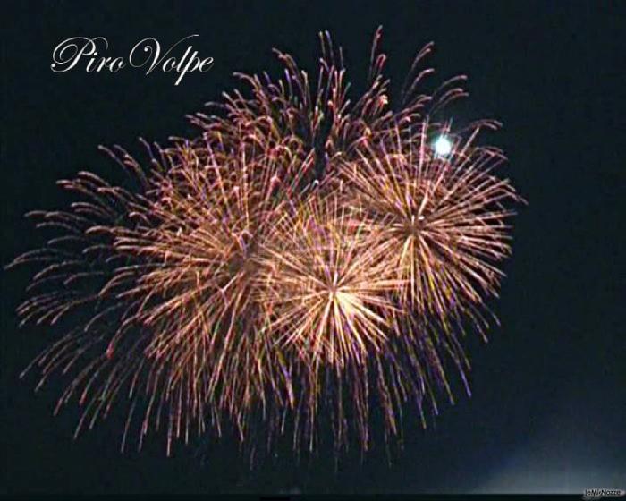 Fuochi d'artificio per il matrimonio - Pioggia di carbone