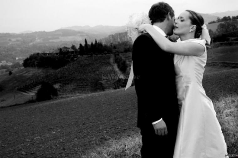 Foto del bacio degli sposi