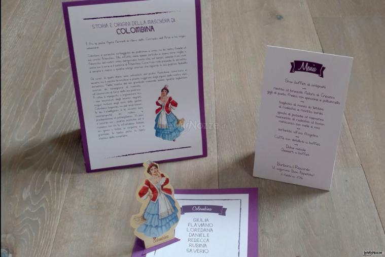 Studio Armonie Creative - Tableau de mariage tema maschere