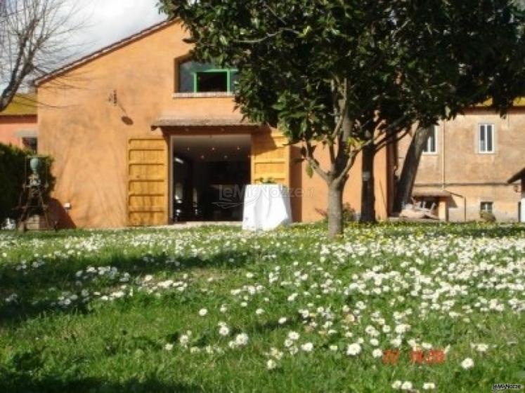 Particolare del Casale Sant\'Andrea per il matrimonio