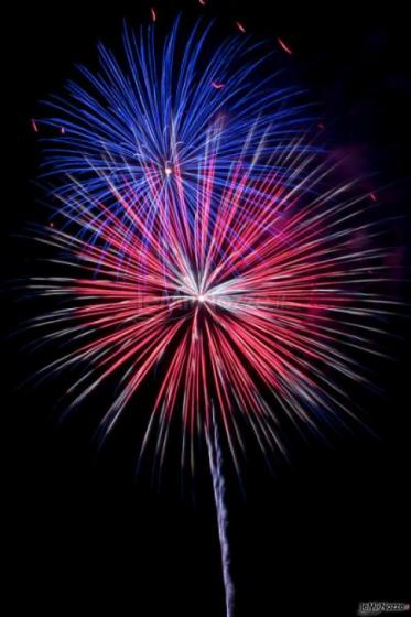 Fuochi artificiali colorati