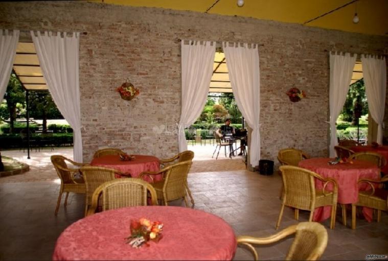 Tavoli per il banchetto di nozze