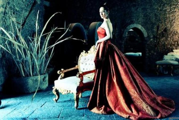 Abiti da cerimonia della stilista Francesca Paternò a Catania