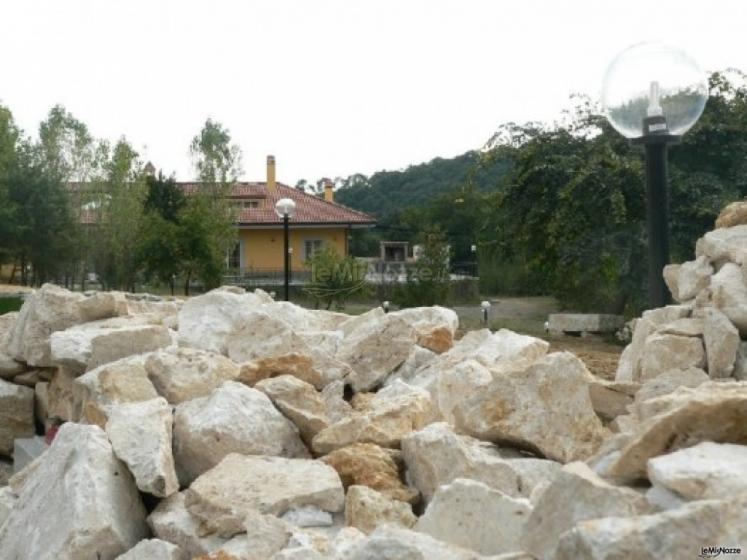 Casale delle Ginestre a Fiumicino (Roma) - Veduta laterale