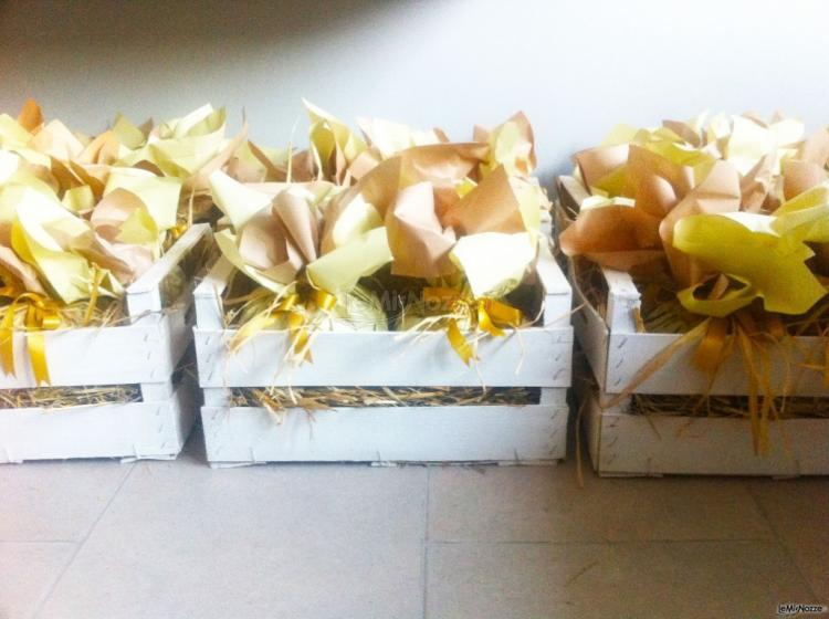 Wedding Planner - Bomboniere in cassetta country chic