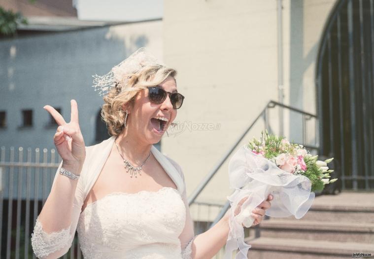 Christian Sciannamè Photo - Felicità della Sposa all'uscita della chiesa