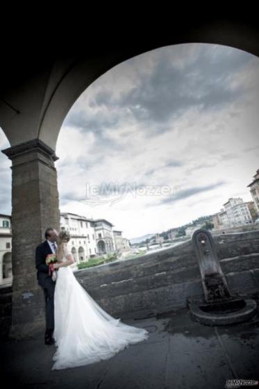 Foto del bacio degli sposi