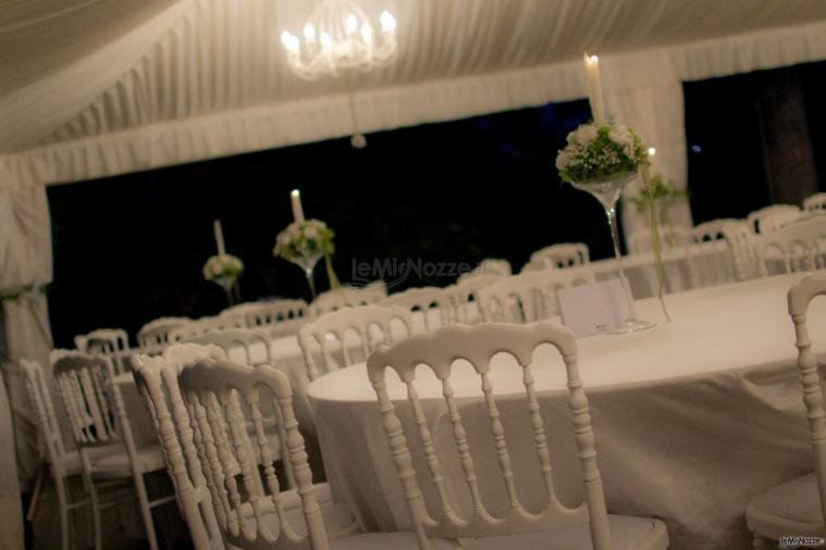 Gazebo per il matrimonio in giardino
