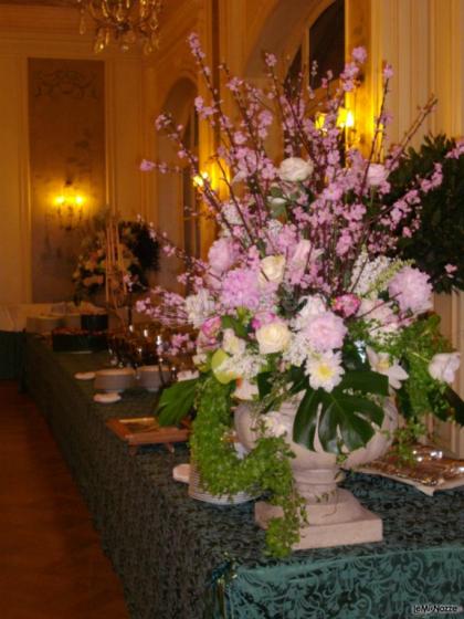 Addobbo floreale buffet