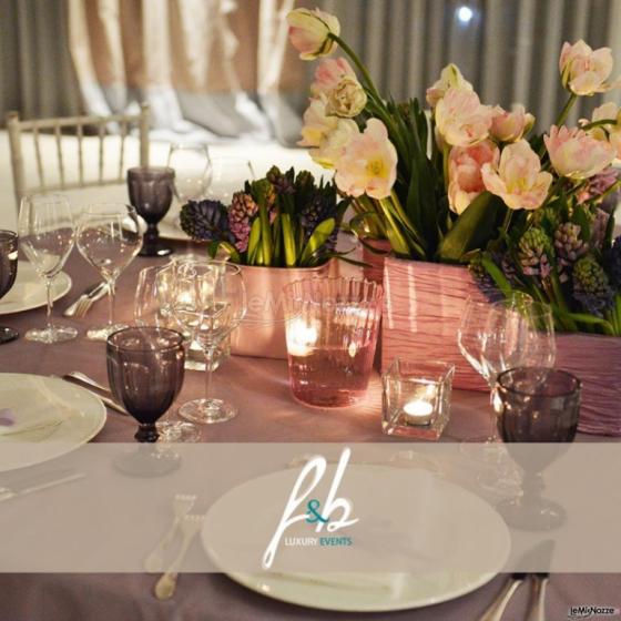 F&B Luxury Events - Allestimento chic per il ricevimento
