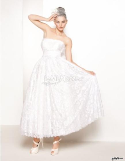 Abito da sposa sopra la caviglia - Modello Mughetto