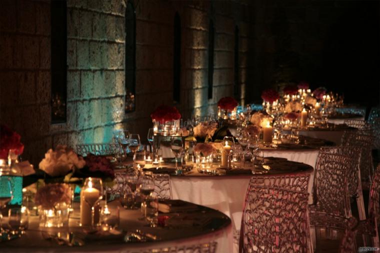 Tavoli luminosi - SposiAmo Catering