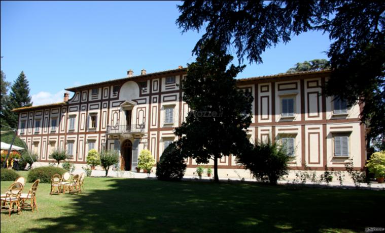 panoramica della villa