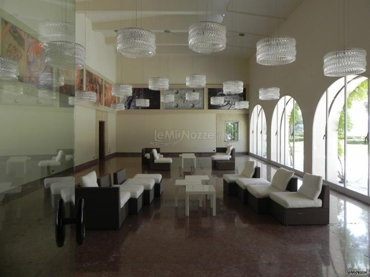 lo splendido salone di una prestigiosa location nelle colline piemontesi - P.R. Events