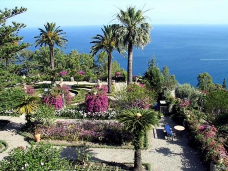 Giardino della location di matrimonio