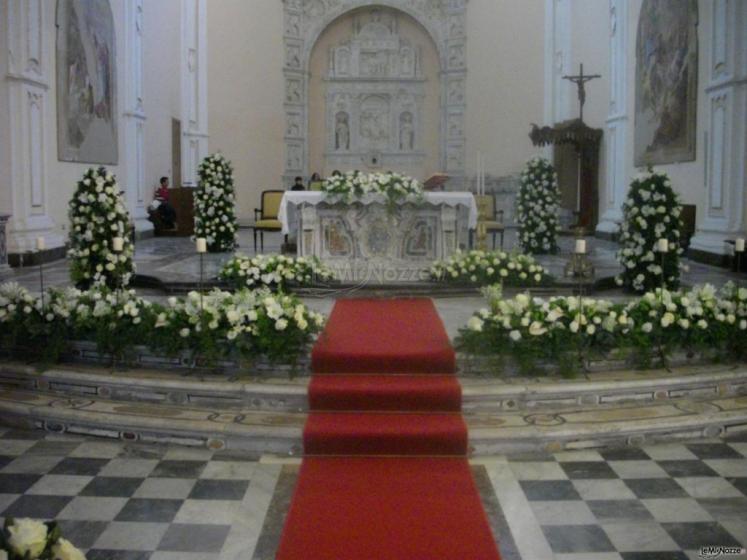 Addobbo floreale chiesa