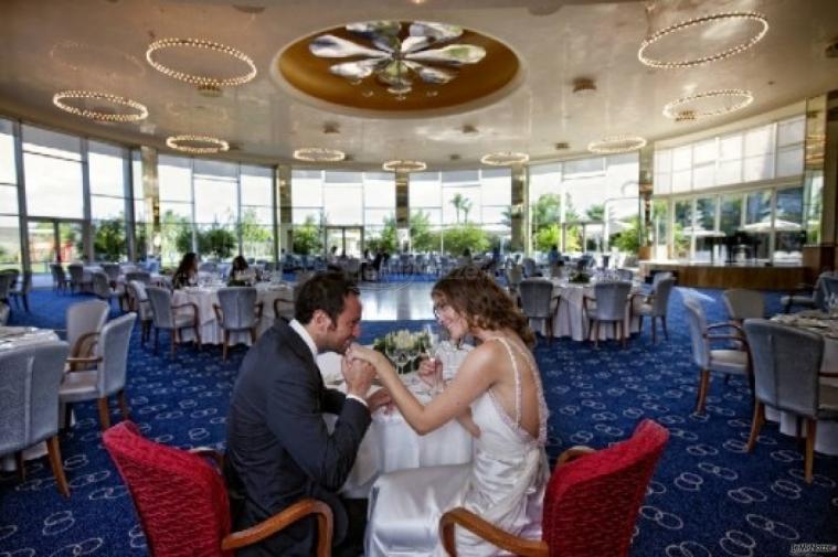 Giardini Venusio - Sposi durante il ricevimento di matrimonio