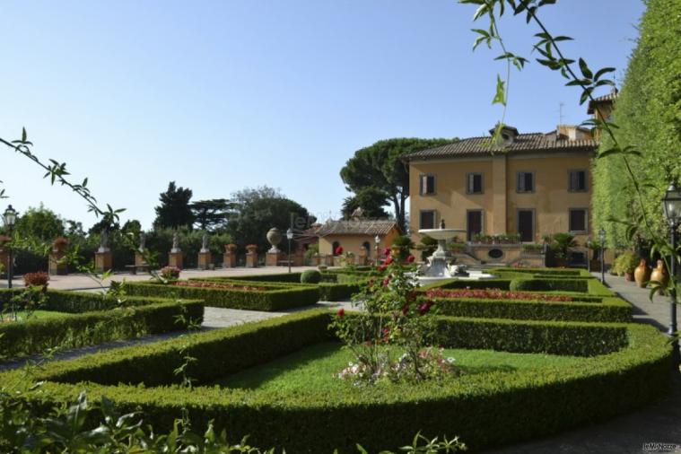 I giardini all'italiana della villa