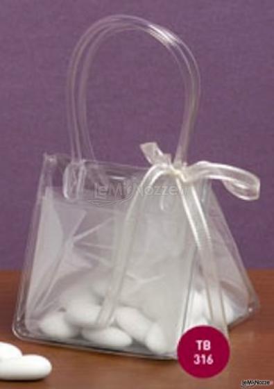 Borsette PVC per confetti e piantine grasse