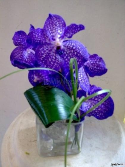 Decorazioni floreali sui toni del lilla per il matrimonio