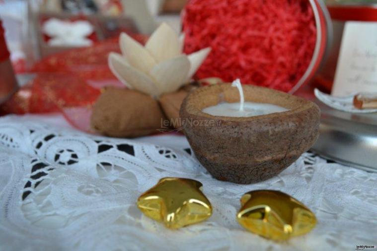 Candela come bomboniera per il matrimonio
