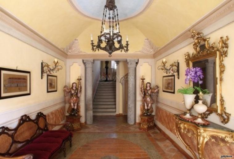 Ingresso di Palazzo Brielli Castiglione per il ricevimento di matrimonio
