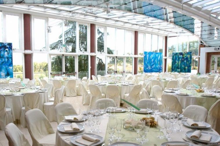 Sala interna per il ricevimento di matrimonio - Hotel Terme Millepini