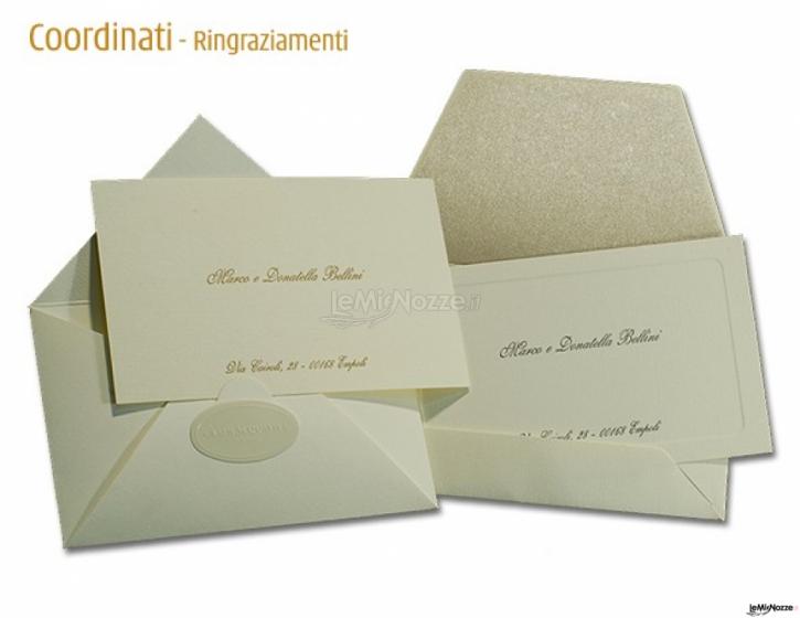 Grafica Acquaviva - Biglietti di ringraziamento in coordinato