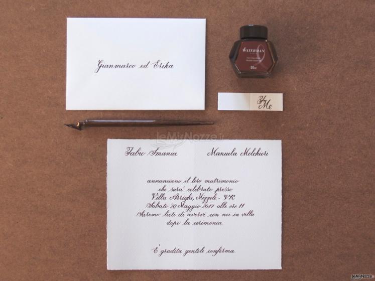 Silvia Raimondi Calligrafia - Completo partecipazione