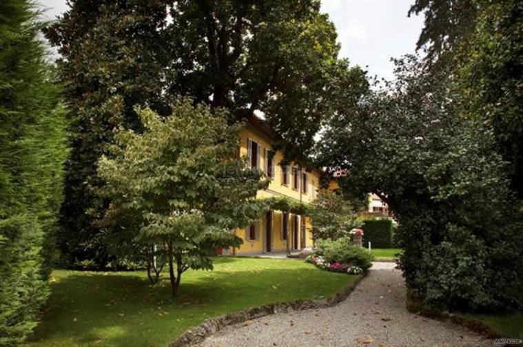 l'ingresso alla villa