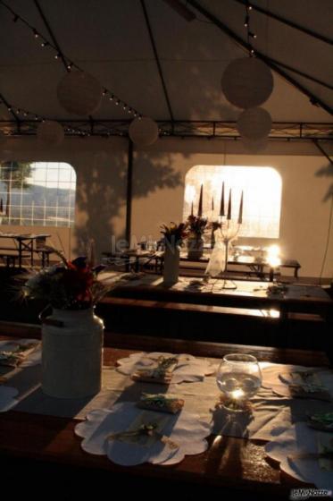 Mise en place in gazebo