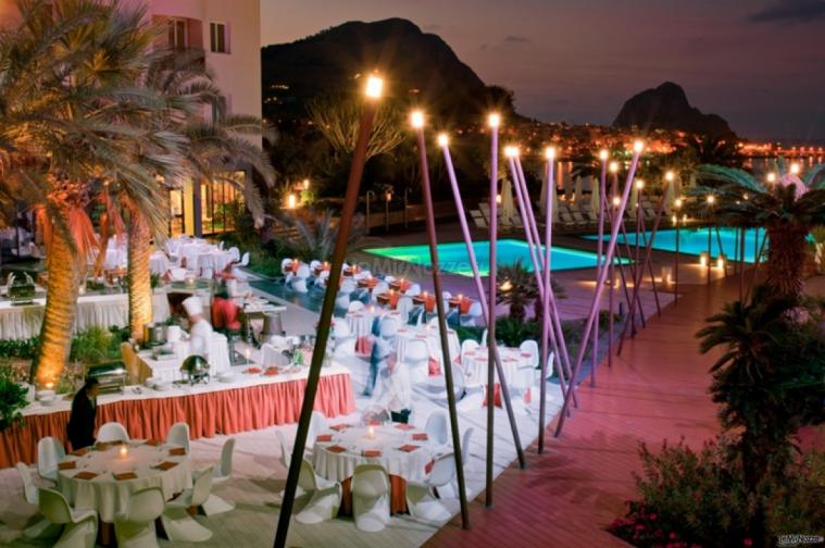Tutto pronto per un ricevimento al Domina Coral Bay Sicilia Zagarella