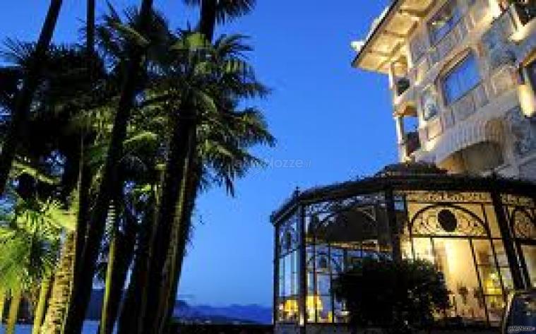 la villa di sera