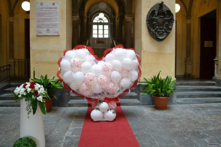 Palloncini casa della sposa