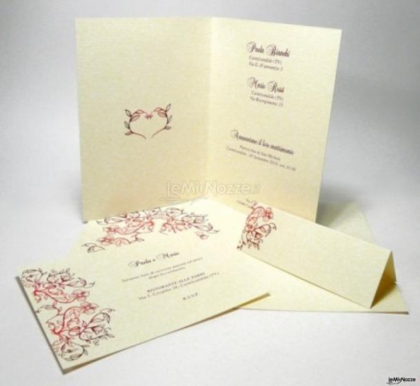 Partecipazioni di matrimonio personalizzate