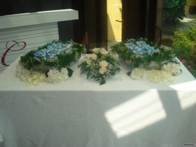 Tavolo delle bomboniere di matrimonio