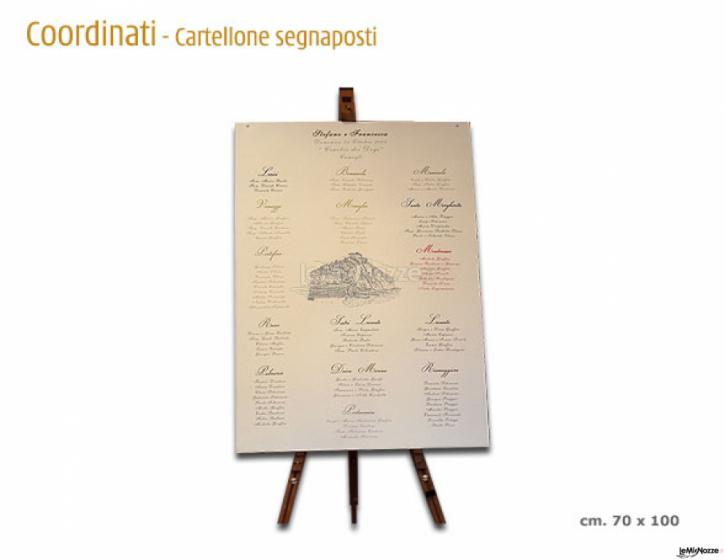 Grafica Acquaviva - Tableau per matrimoni in coordinato