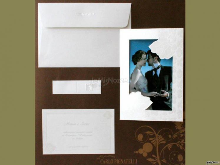 Partecipazioni di matrimonio con foto degli sposi