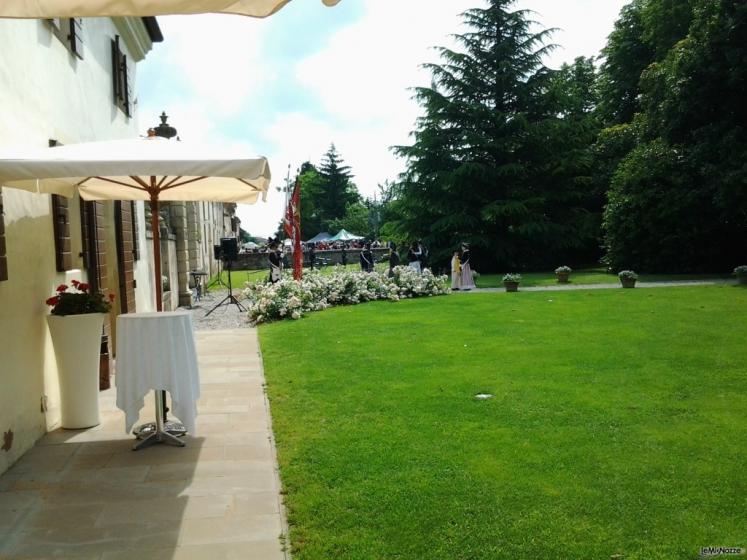 Ricevimento di matrimonio in giardino - Villa Dirce