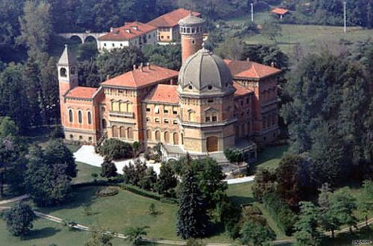 Castello di Quassolo dall'alto