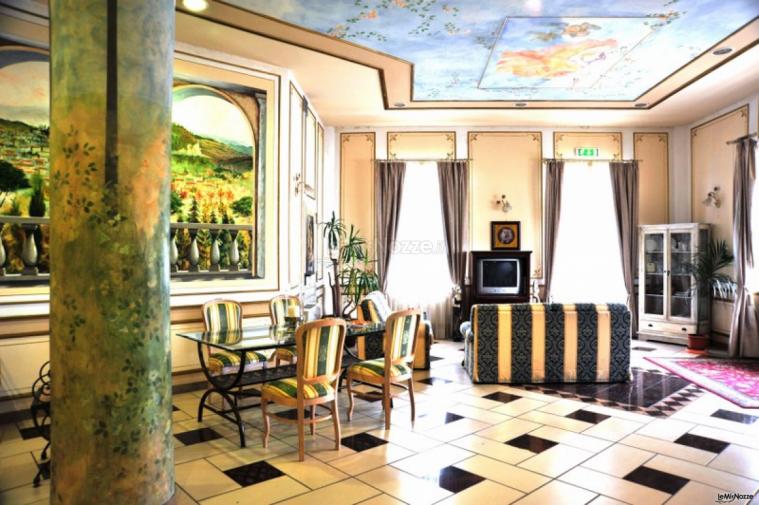 Sala interna dell'hotel