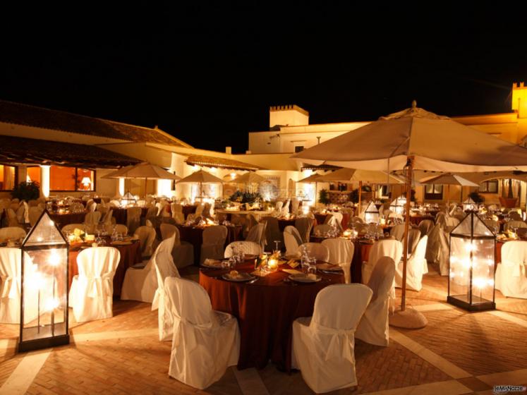 Il Giardino di Costanza Resort pronto per un ricevimento