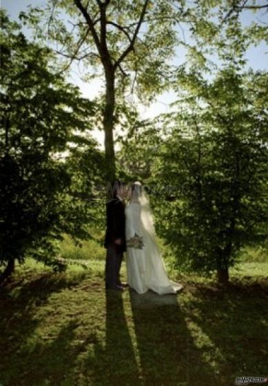Foto del bacio degli sposi