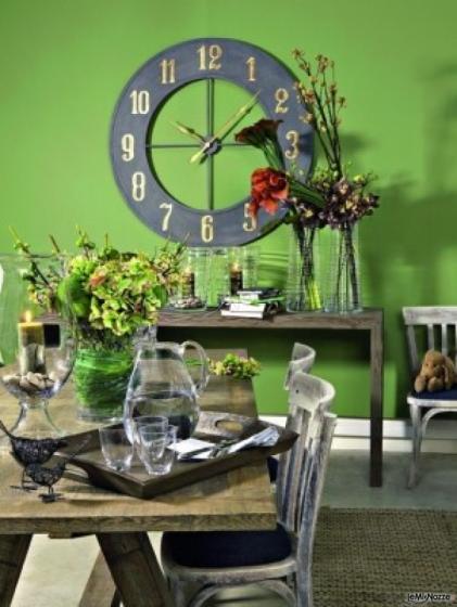 Arredamemnto country chic per la casa degli sposi